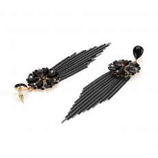 Crystal Tassel Handmade Earrings for Girls and Women